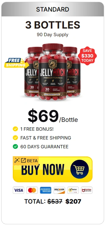 Jelly Rock 3 Bottle Package - 90 Day Supply