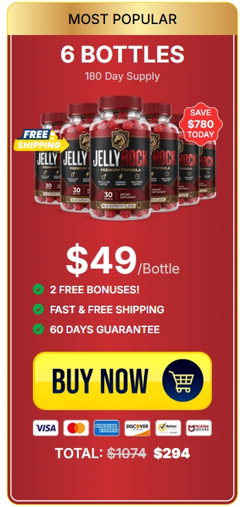 Jelly Rock 6 Bottle Package - 180 Day Supply